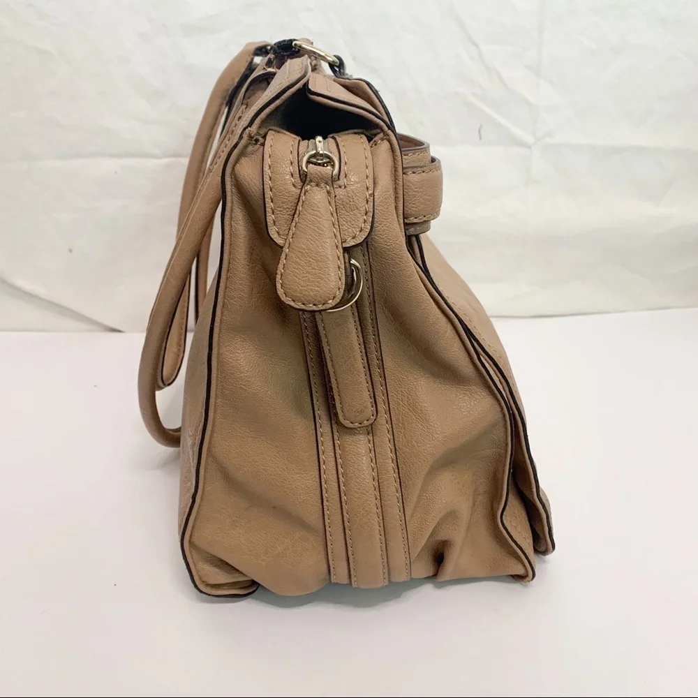 GUESS Faux Leather Kelly double handle Handbag - Picture 5 of 16